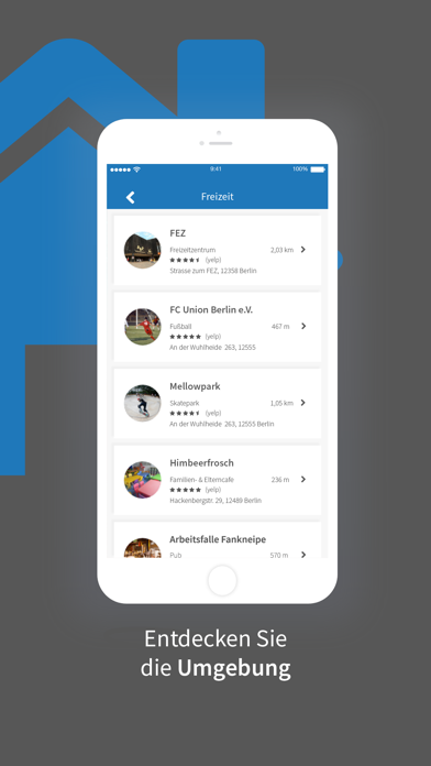facilioo Kundenapp Screenshot