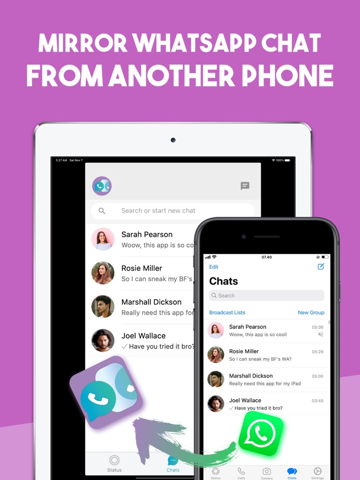 #1. WA Web by Mirror Chat (iOS) By: Muhammad Faris