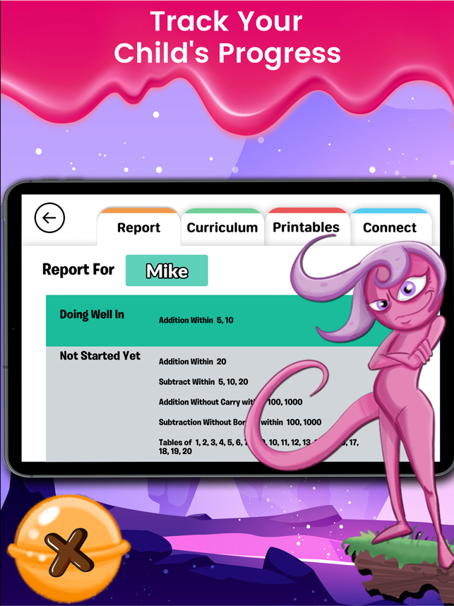 ‎Monster Math : Kids Fun Games Screenshot