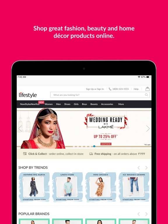 Lifestyle India iPad screenshot 1