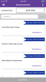CWS Parent Portal screenshot