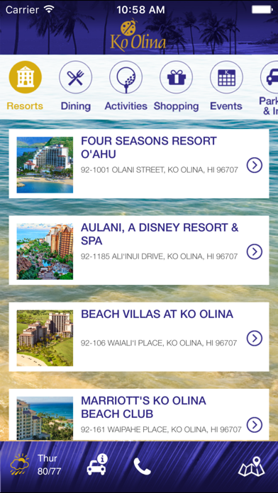 Screenshot #1 pour Ko Olina Resort
