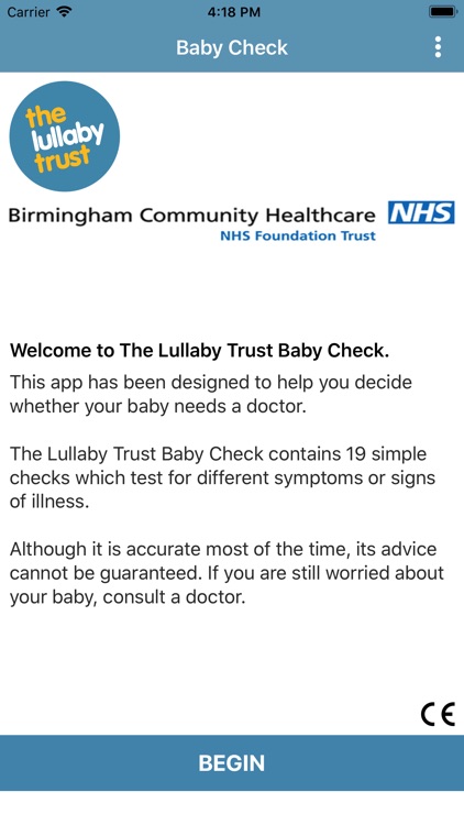 The Lullaby Trust Baby Check