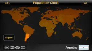 Population Clock HD screenshot 3