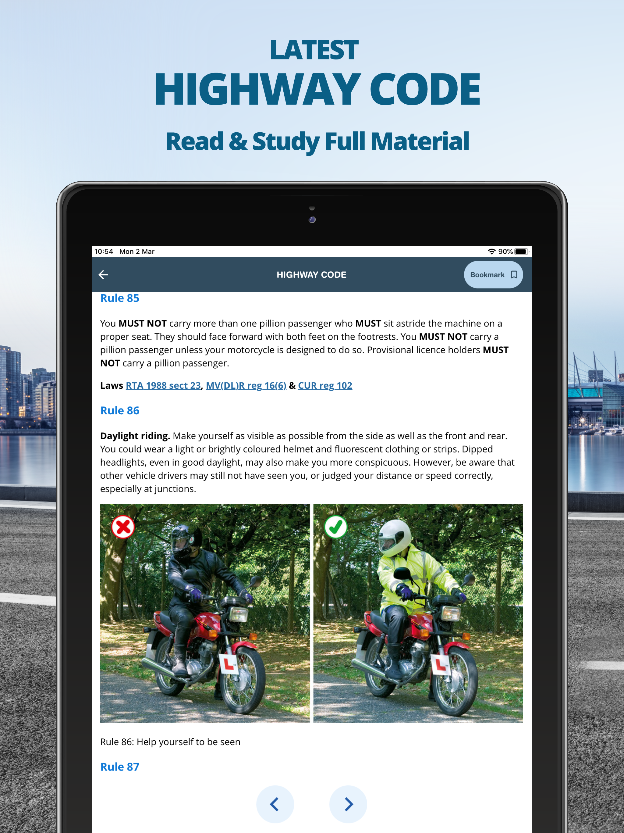 UK Motorcycle Theory Test Kit screenshot 19