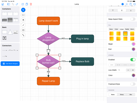 Screenshot #4 pour Flowchart Designer 3
