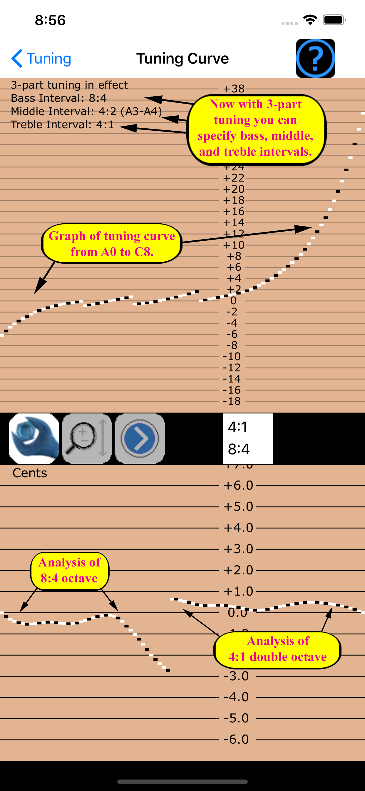 TuneLab Piano Tuner screenshot 2
