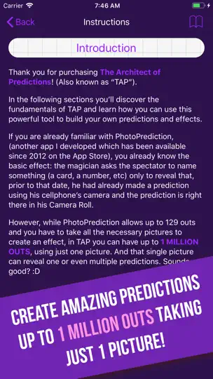 Captura de pantalla de The Architect Of Predictions en iPhone 3