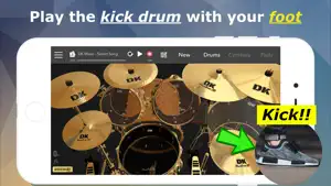 DrumKnee 3D Drums - Drum set screenshot 1