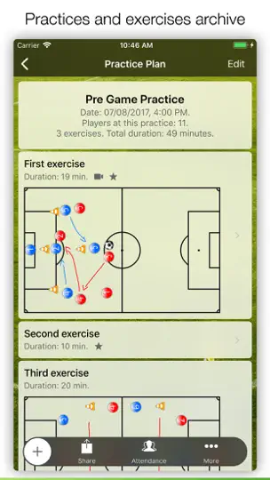 Screenshot von Assistant Coach Soccer auf dem iPhone 3