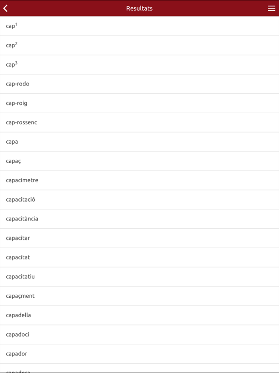 Diccionari Normatiu Valencià iPad screenshot 5 - Reference app