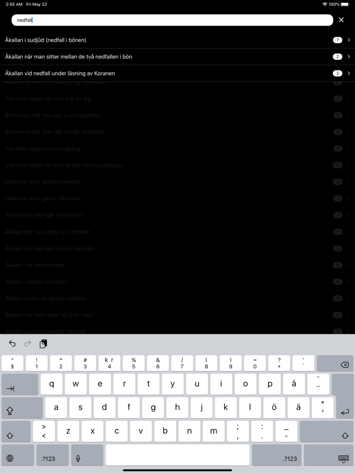 Hisnul Muslim Svenska