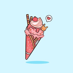 Colorful ice cream