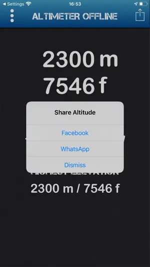 Altimeter Offline screenshot 2