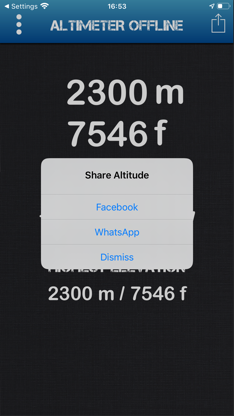 Altimeter Offline screenshot 2