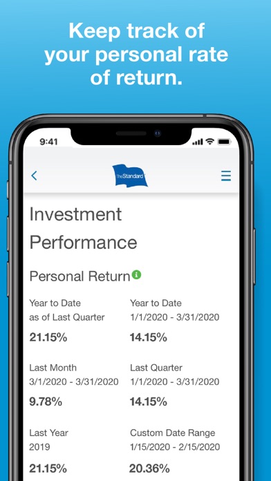 The Standard – My Retirement iPhone screenshot 6 - Finance app
