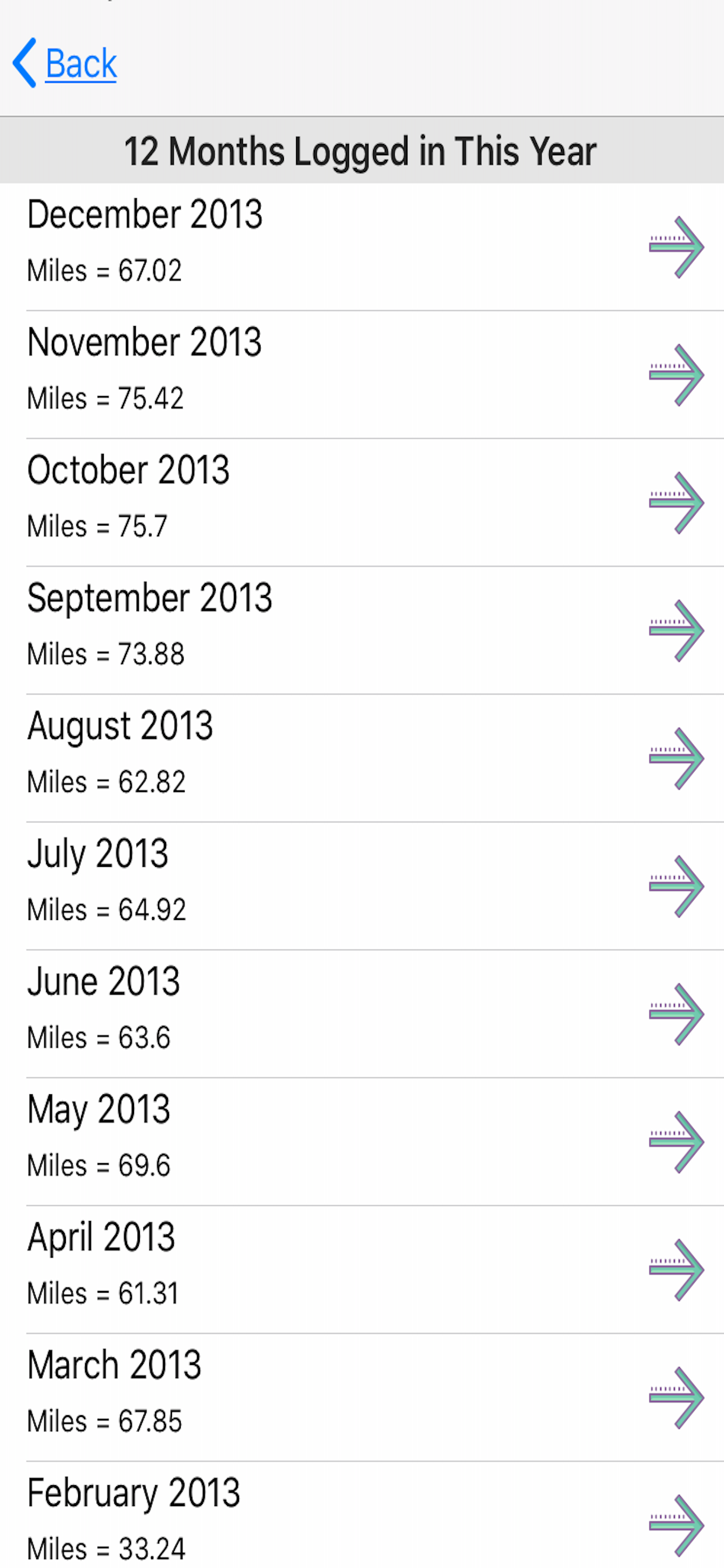 Treadmill Logger screenshot 8