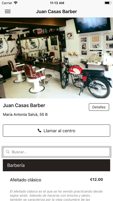 Screenshot #1 pour Juan Casas Barber
