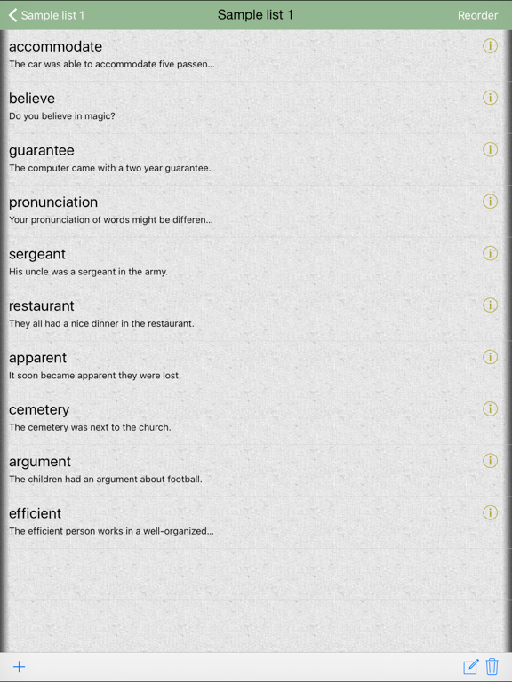Screenshot #5 pour Spelling Test