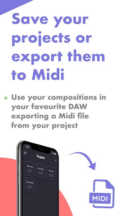 Horucco: Chord Progressions iPhone screenshot 6 - Music app
