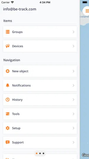 MyBeTrack screenshot 2