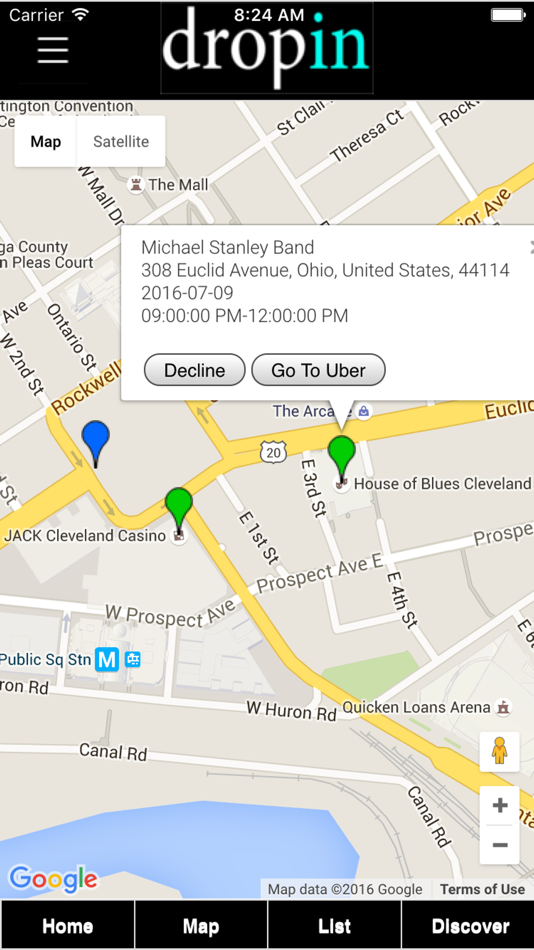 Drop In (an event finder) (iOS) 由: Mark Juszczec Drop In (an event finder) (iOS) 由: Mark Juszczec