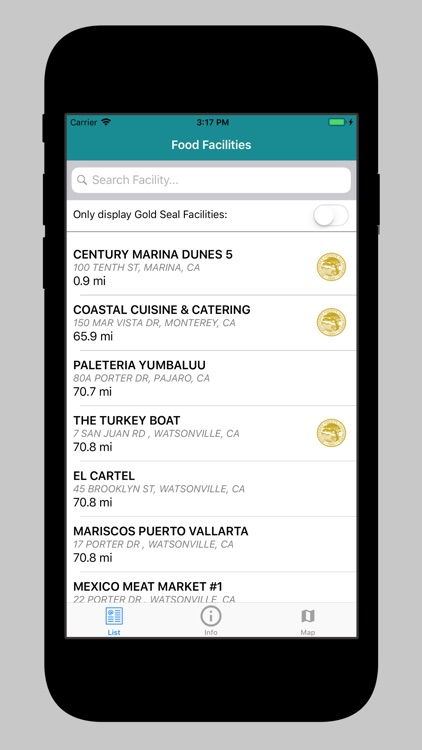Food Inspection Findings
