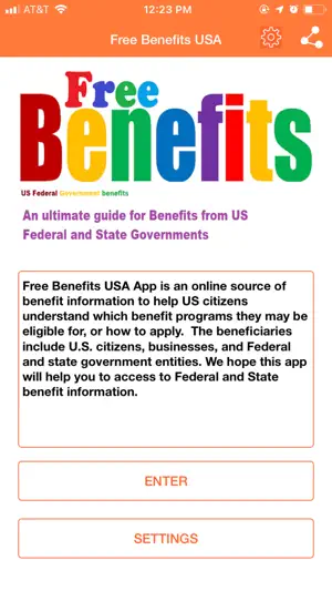 USA Benefits Guide screenshot 1
