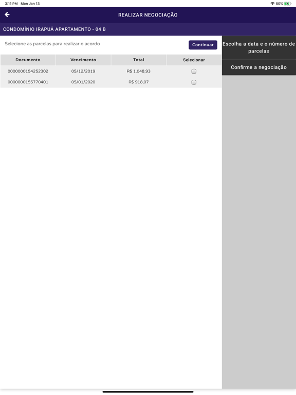 Duplique Carioca iPad screenshot