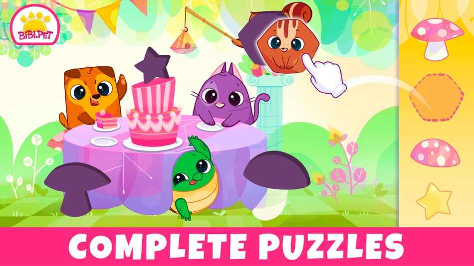 #3. Bibi Toddler Learning Games 2+ (iOS) 由: Bibi.Pet - Toddlers Games - Colors and Shapes