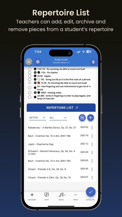 MetaPractice Teacher Screenshot