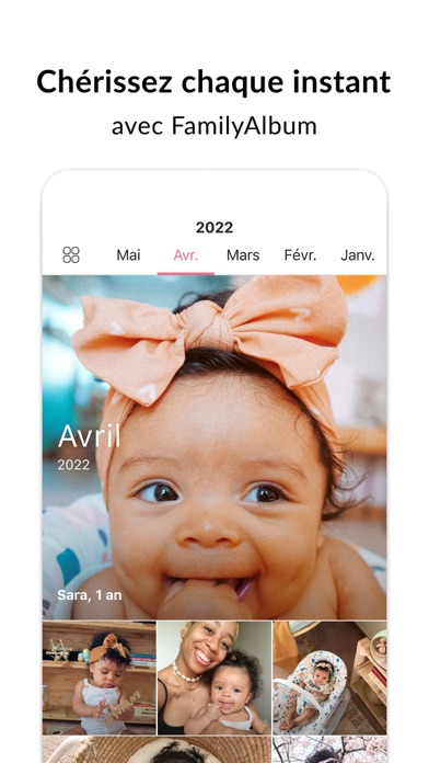 Screenshot #1 pour FamilyAlbum: Photos en famille