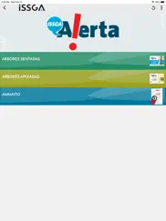 alertas issga ipad capturas de pantalla 2