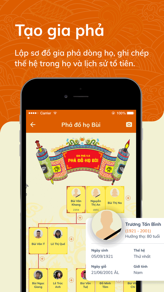 #2. Gia Phả 4.0 - Phả Tuệ (iOS) De: FooLab