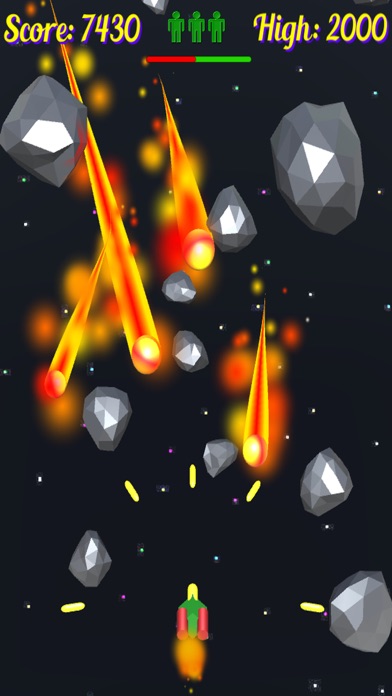 Screenshot #2 pour Meteors Asteroids Fireball Pro