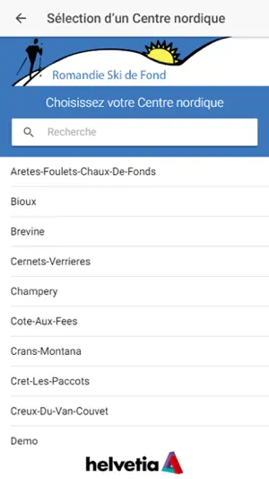 Ski de Fond Carte d'accès screenshot 2