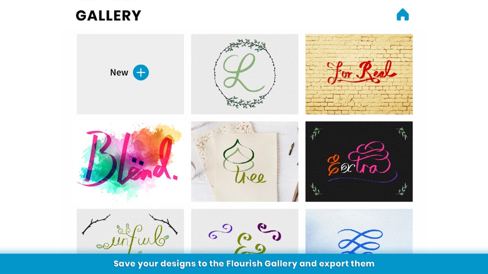 #6. Calligraphy Tracing - Flourish (iOS) Podle: Frosby Designs Ltd.