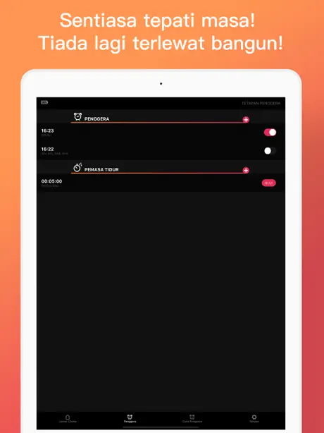 Jam penggera dengan muzik