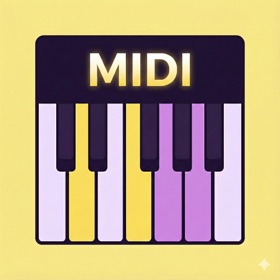 Piano chords and scales MIDI