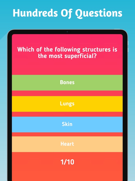 Screenshot #6 pour Anatomy and Physiology Quiz.