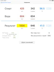 Калькулятор Спирта + айпад изображения 2