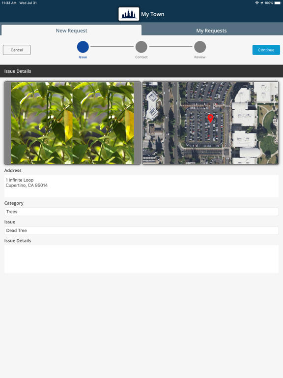 VUEWorks: CitizenVUE iPad screenshot 2 - Productivity app