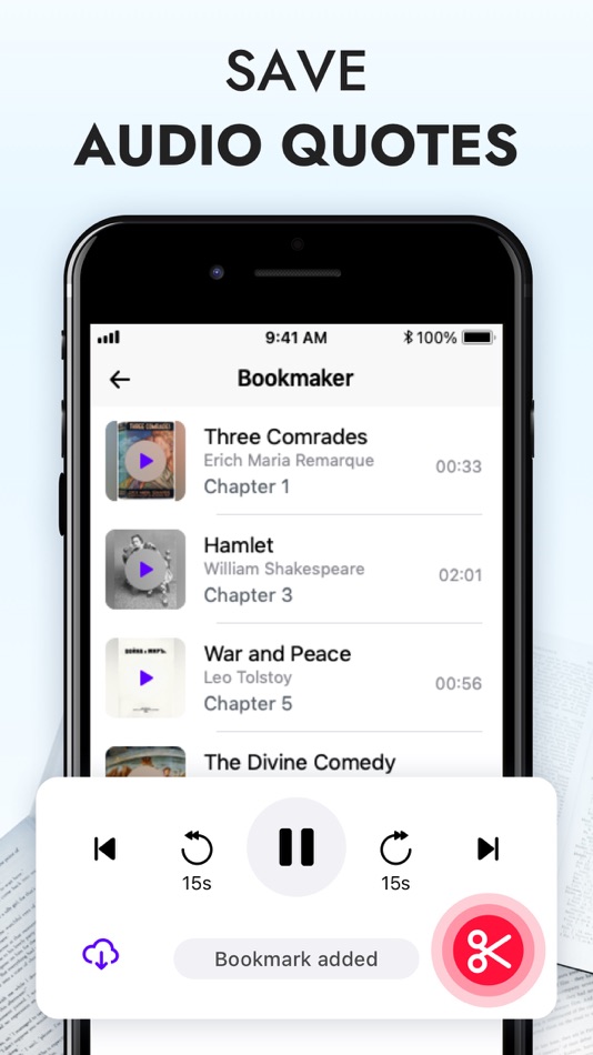 #3. Audio Books Library Ereader (iOS) 来自: Helperix, LLC