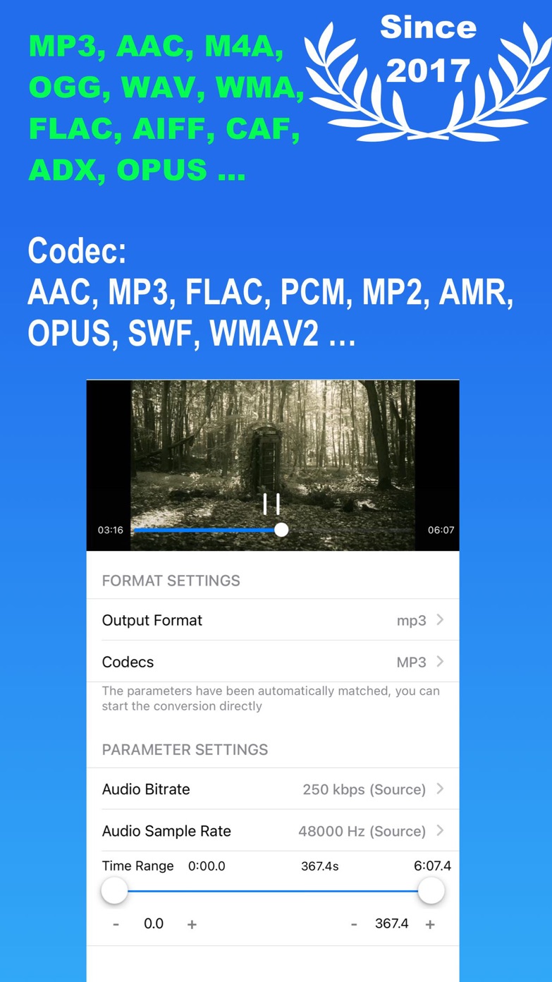 ビデオコンバーター - MP3抽出,動画音声変換,動画圧縮 App Store screenshot 3