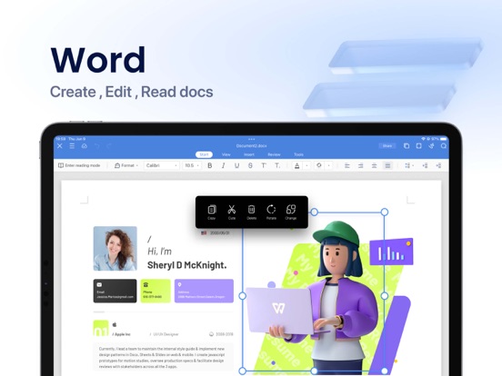 Screenshot #4 pour WPS Office: PDF, Docs, Sheets