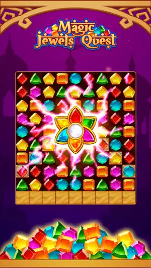 Magic Jewels Quest: Match 3 screenshot 2