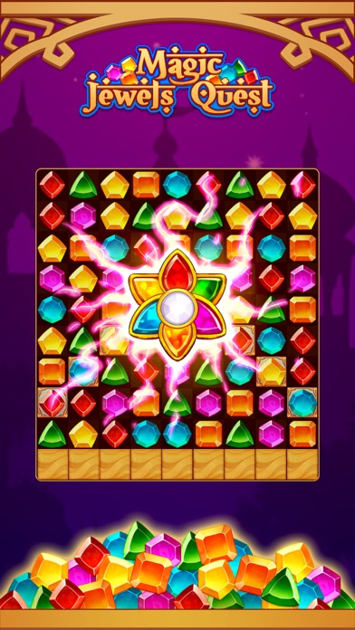 Screenshot #2 pour Magic Jewels Quest: Match 3