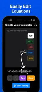 Simple Voice Calculator screenshot #3 for iPhone