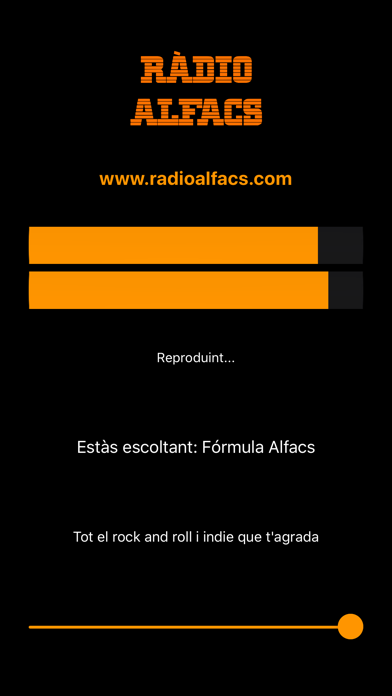 Radio Alfacs app screenshot