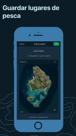 Captura de pantalla de Fishing Calendar, Fish Finder en iPhone 2